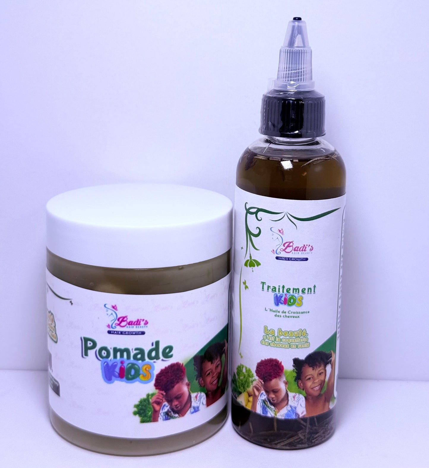 Badi’s Kids Hair Care Set – Pomade & Growth Oil